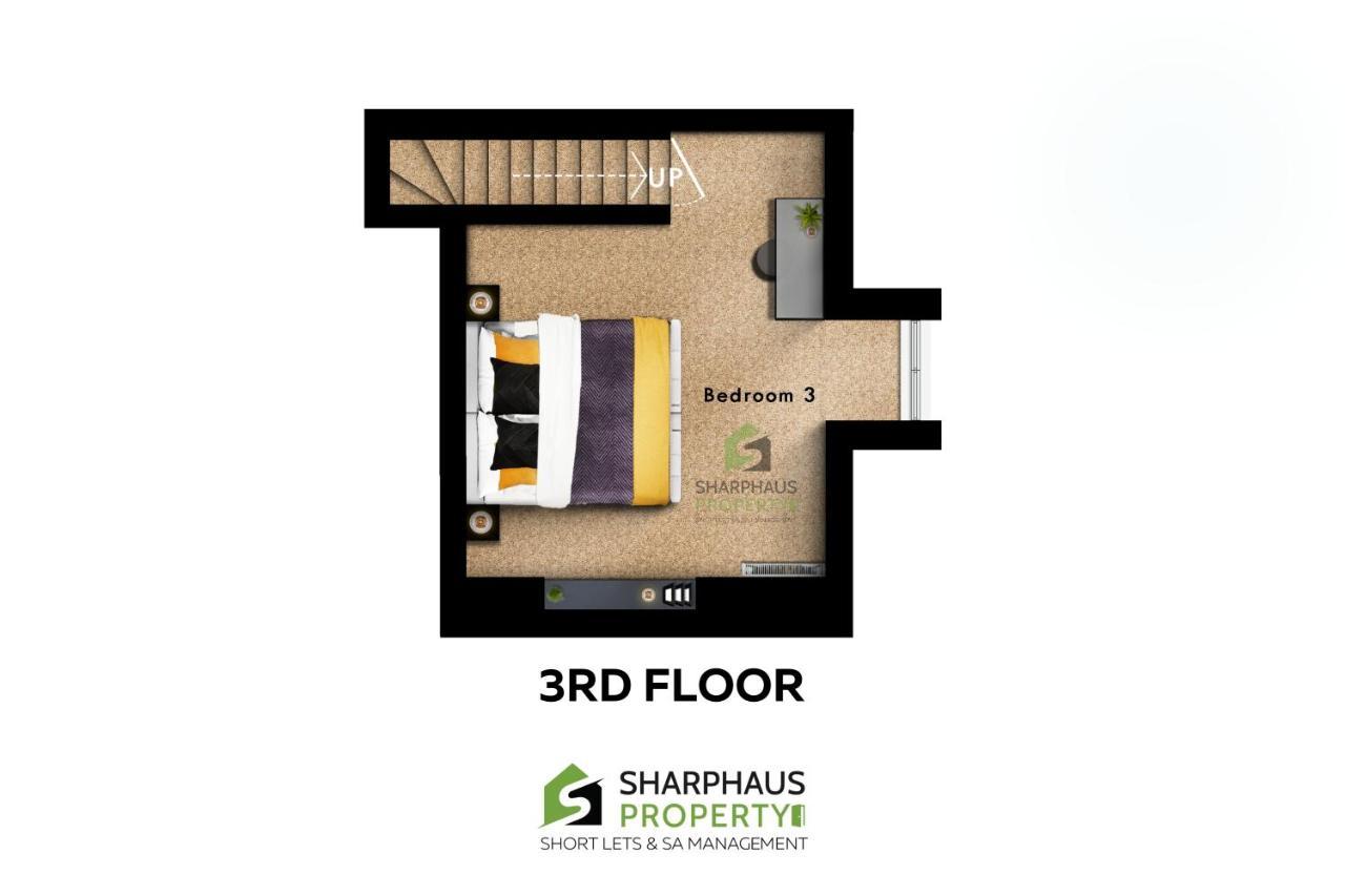 برايتون Charming Luxury 3Bed Apartment In A Prime Location By Sharphaus Short Lets & Serviced Accommodation Management المظهر الخارجي الصورة
